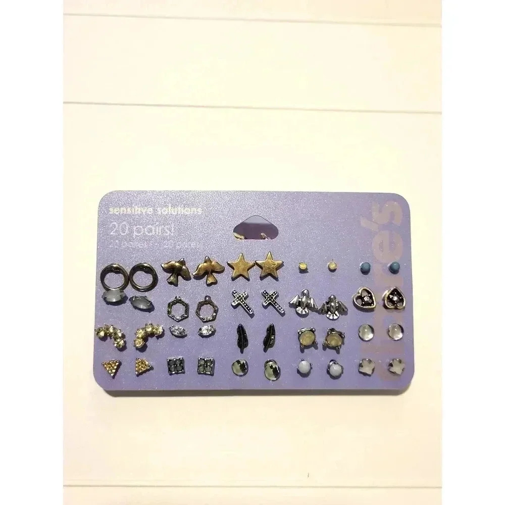 Claire's Sensitive Solutions‎ 20 Earrings New